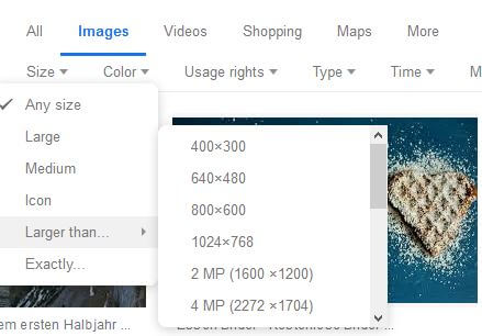 Auflösungen für Bilder SEO