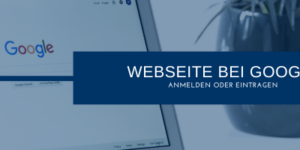 Website bei Google anmelden