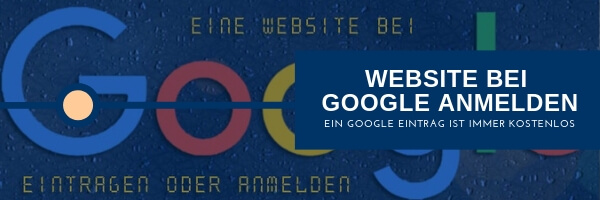 google webseite anmelden