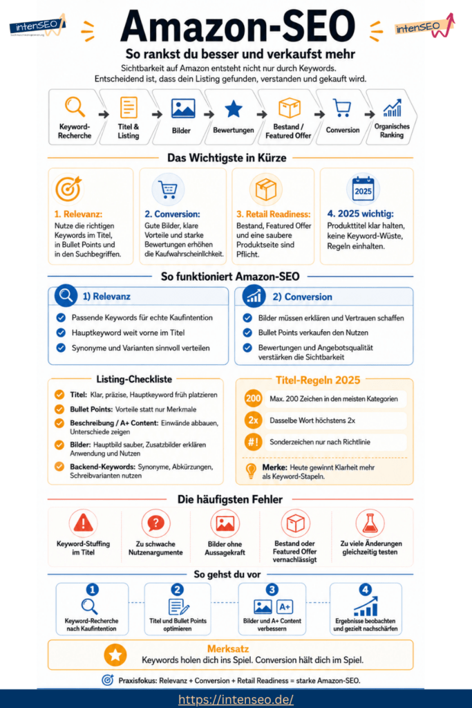 Amazon SEO Infografik