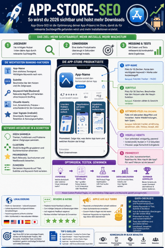 App-Store-SEO für Apple und Google-Play (Checkliste)